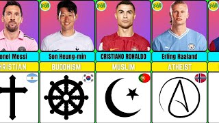 Religion and Flag of Famous Footballers religion ⚽