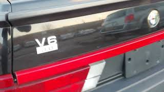 1988 Alfa Romeo Milano Verde 3.0 Walk-Around and Revs