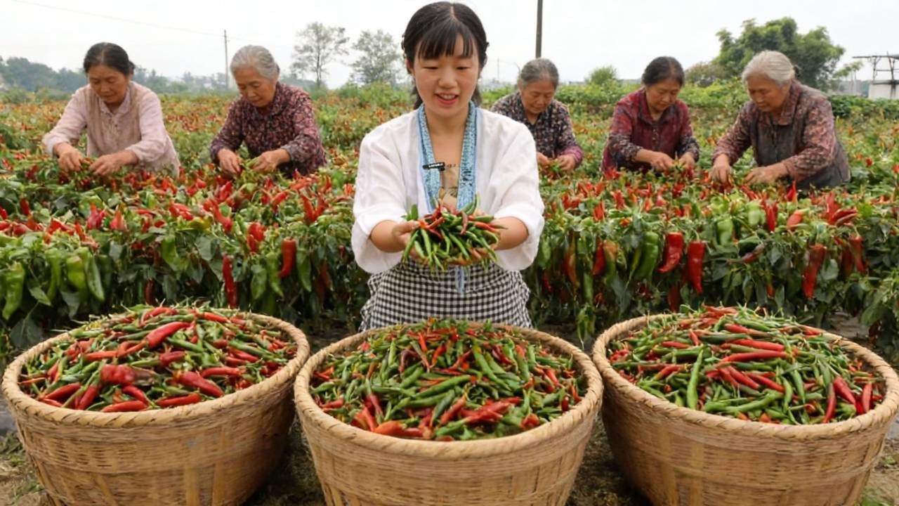 一袋没人要的坏辣椒，育出 300 棵苗，耗时一年帮村里孃孃们多增收了一万元！【燕麦行游】