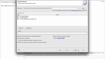 Membuat project dan instalasi plugin window builder pada Eclipse