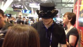Me meeting SkyDoesMinecraft at Pax East 2014
