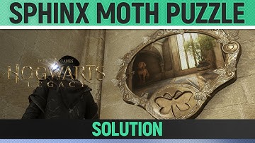 Hogwarts Legacy - Sphinx Moth Frame Puzzle - Astronomy Wing