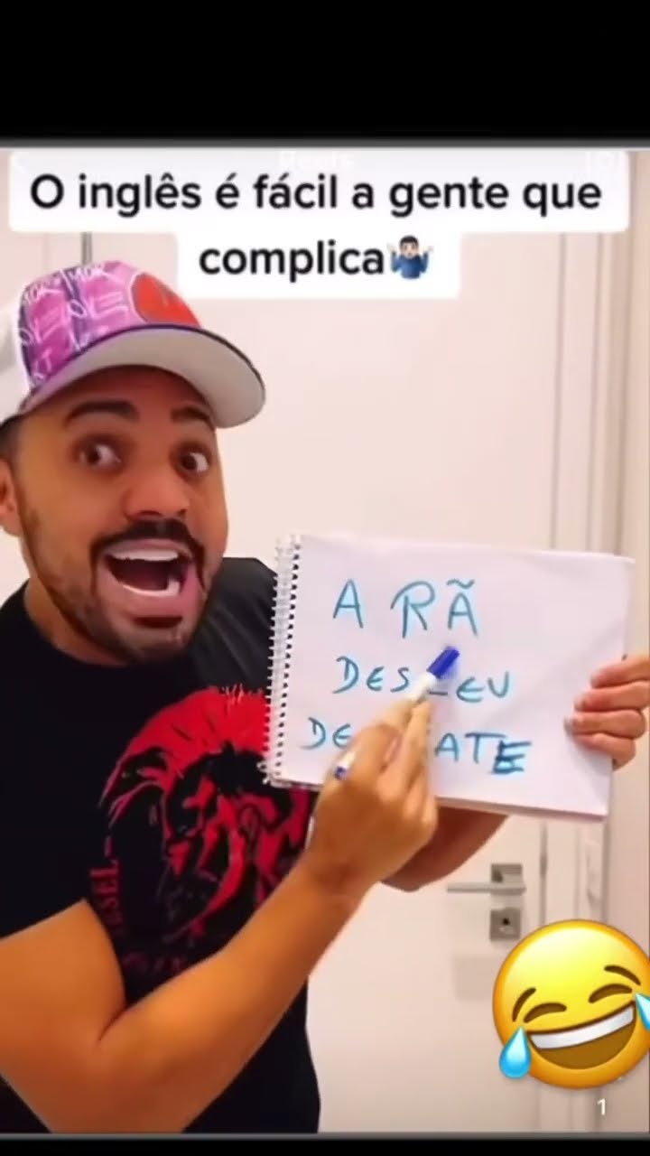 O inglês é fácil a gente q complica #memes #humor #tirulipa #tirinhas #alegria