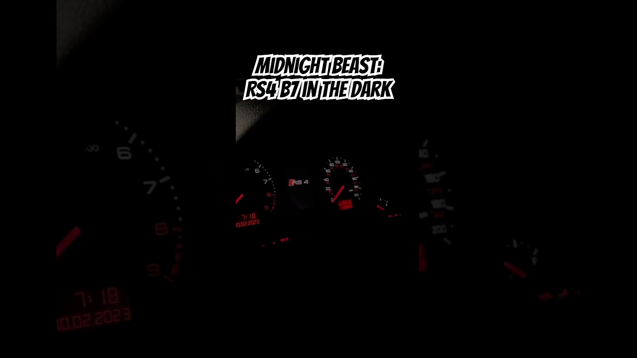 RS4 B7 Night Vibes 