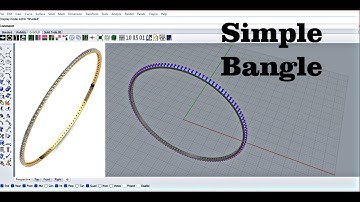 Rhino 5 tutorial ,#Bangle || CAD|| #rhinoceros #3D #Rhino_5_Software