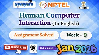 Human computer interaction(HCI)Week 9 Assignment Anwers#NPTELASSIGNMENTS#humancomputer#Jan2026#Week9