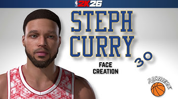 Steph Curry Face Creation NBA 2K26