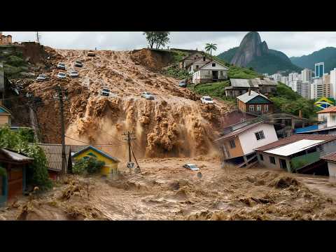 BRAZIL IS COLLAPSING ❗ CATASTROPHIC Floods & Landslides Wipe Out Homes in Minas Gerais!