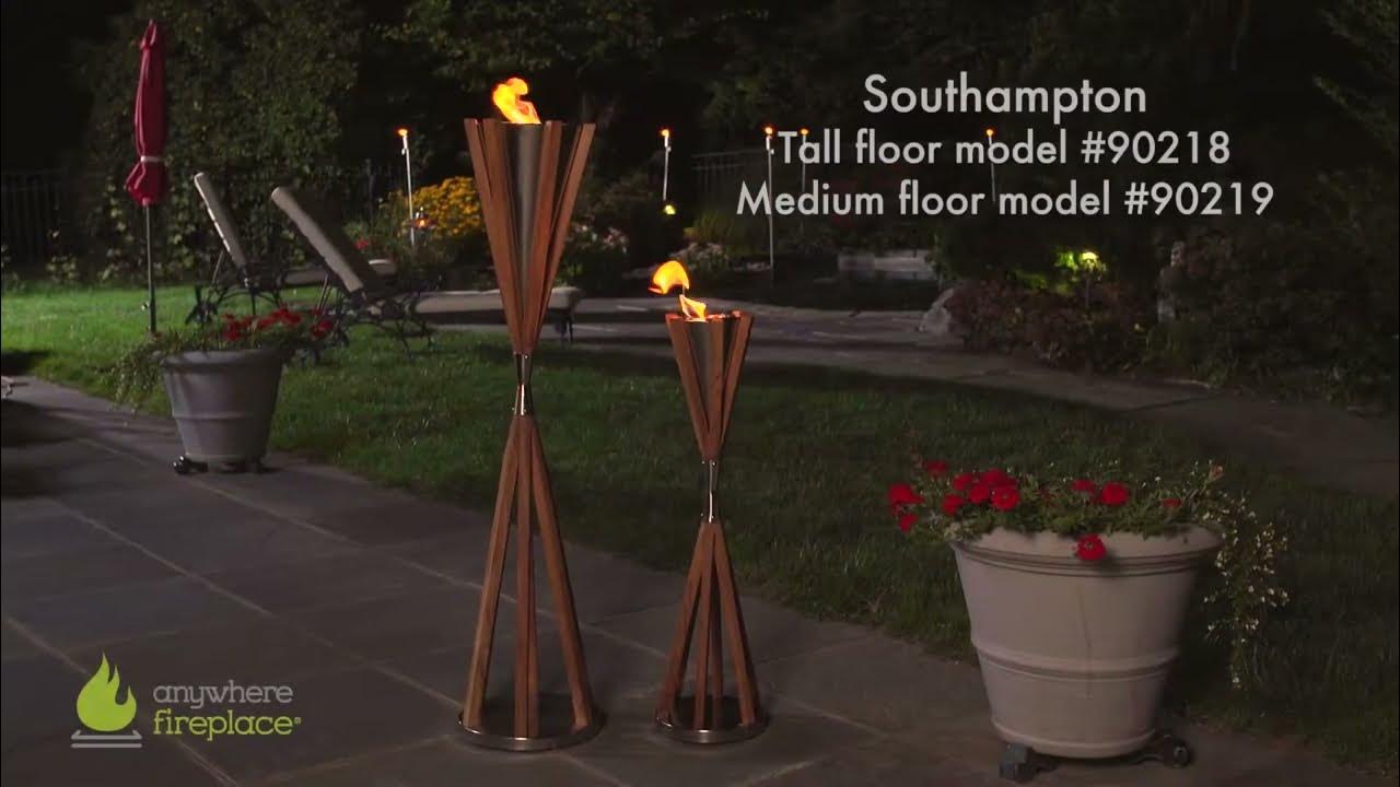 Anywhere Fireplace Southampton Teak YouTube