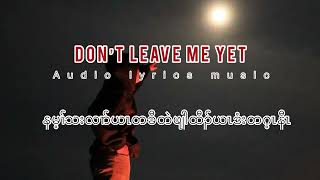 Video thumbnail of "Karen broken song  Don’t leave me yet by soethu zayow ZP"