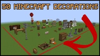 50 Minecraft Decoration Ideas! Here is lots of tricks, tips, ideas and inspiration for your minecraft projects, worlds and houses! I hope 