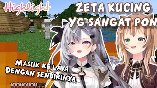 Zeta Kucing Yg Sangat Pon - Highlight Zeta Main Minecraft 【Vestia Zeta Clip】