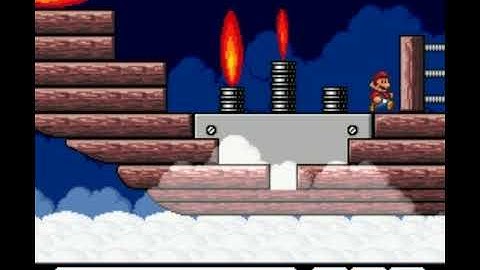 SMB3 for Super Mario All-Stars Custom Level #486 - Fiery Fleet