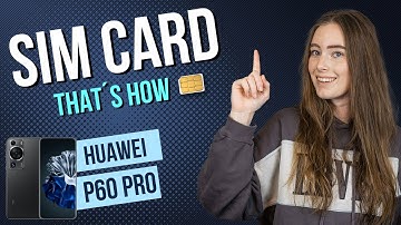 Huawei P60 Pro - How to insert a SIM card • 📲 • 📶 • ✅ • | Tutorial