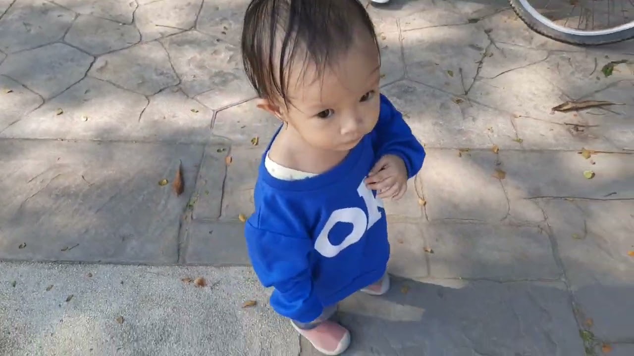 Bermain mini ATV bersama adik Rin di JSC