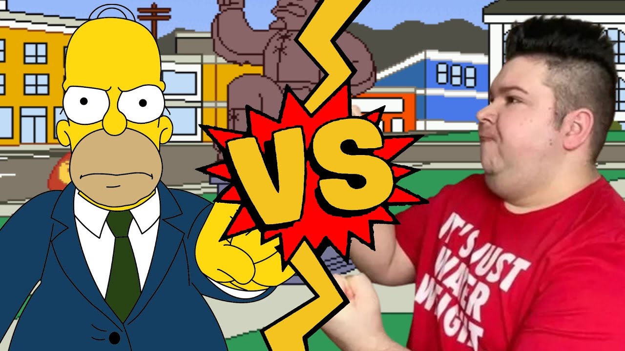 M.U.G.E.N Battles | Homer Simpson vs Nikocado Avocado | The Simpsons vs YouTube