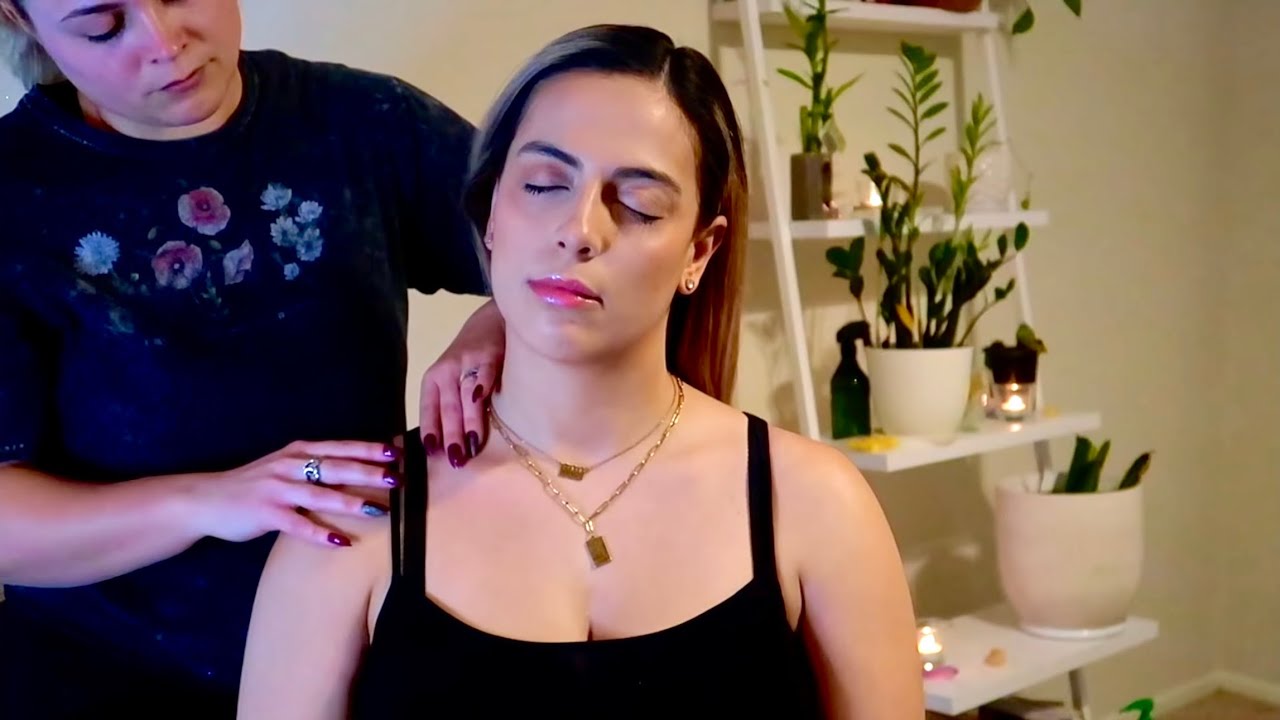 ASMR | 2 Hours of Light Touch Massages | Back Scratching, Hair Play, Face & Neck Attention