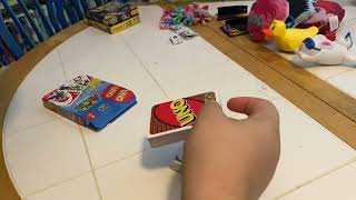 UNO Super Mario Card Game Unboxing