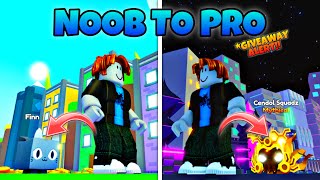 *GIVEAWAY ALERT !! NOOB TO PRO SPEEDRUN !!! ( Pet Simulator X) - Roblox Indonesia