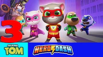 TALKING TOM HERO DASH - Gameplay Walkthrough Part 3 (Android, IOS Gameplay)