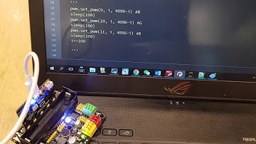 【micro:bit 應用展示】microbit控制RGB LED -七彩霓虹燈