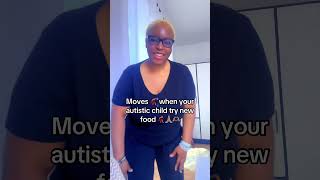 My autistic son try new food 💃🏻 this means a lot to me #autistickids #sensoryprocessingdisorder