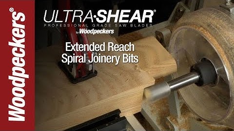 Ultra-Shear Extended Reach Spiral Joinery Bits | Woodpeckers Tools