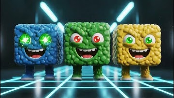 “The Secret Life of Cube Monsters 🧊✨ | A Satisfying 3D Story