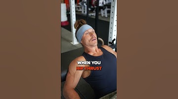 Hip thrust without back pain! #SHORT