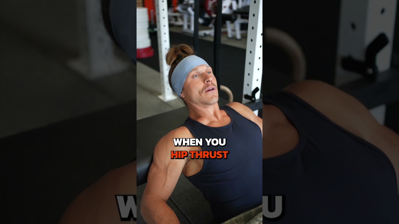 Hip thrust without back pain! #SHORT - YouTube