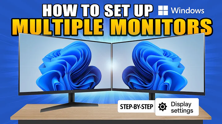 How to Setup Dual Monitors on a Windows PC - Step by Step