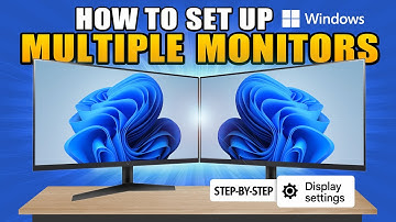 How to Setup Dual Monitors on a Windows PC - Step by Step