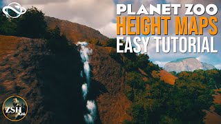 How To Create Custom Height Maps in 5 minutes! | Planet Zoo