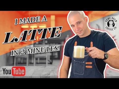 I Made a LATTE in TWO MINUTES! The Latte the EASY WAY