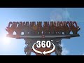 VR 360 Tunnel Roller Coaster Theme Park Ride for Virtual Reality