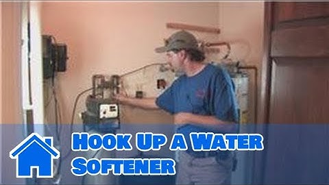 Water Softeners : How to Hook Up a Water Softener