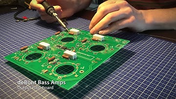 New tube bass amp build. Part 3, output tube board
