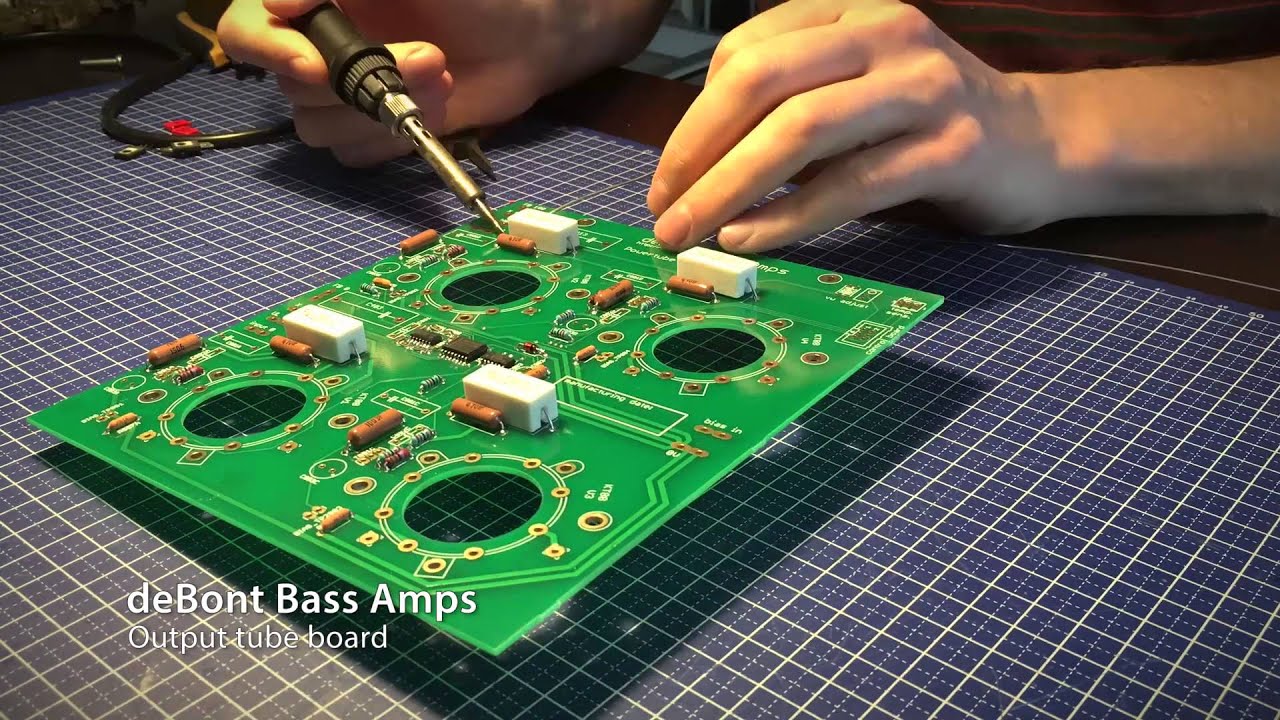 New tube bass amp build. Part 3, output tube board YouTube