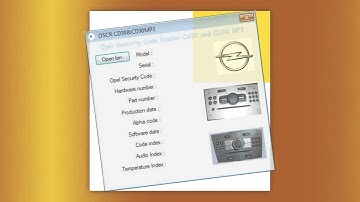 Opel Security Code Reader software ready to use - instant download