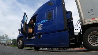 #mujerestroqueras#transporte#truckdriver UN AGUASERO EN PENNSYLVANIA QUEDE EMPAPADA