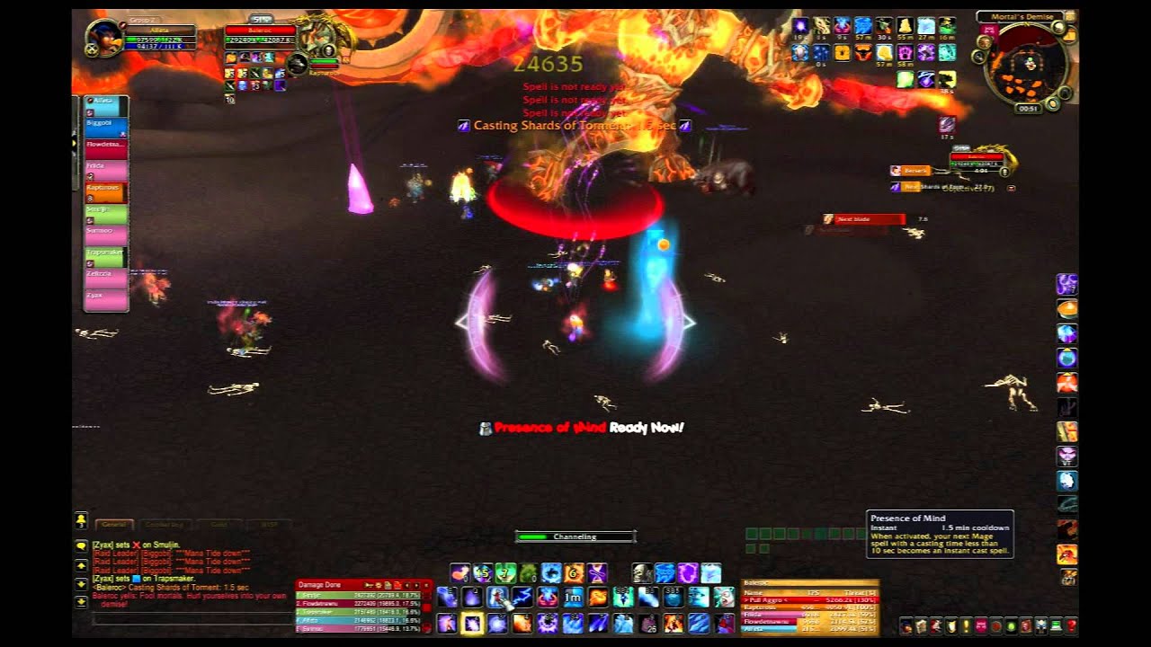 Firelands Balerock 10 man DK and Mage pov