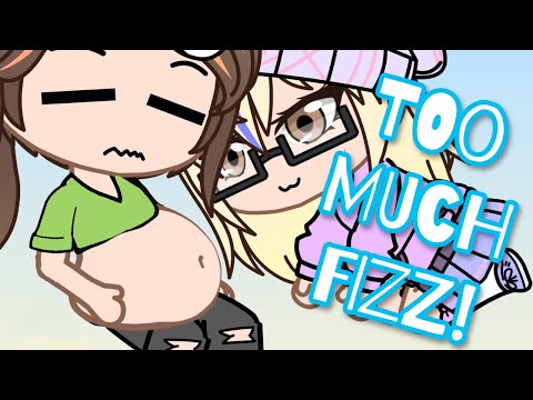 ⚠️Bloating & Burps⚠️ Too much fizz! | Gacha Life belly bloat | Animation test.