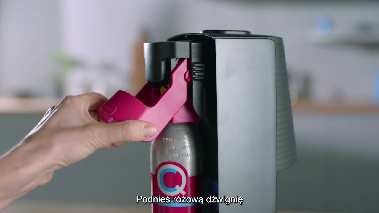 Jak Przepompować Gaz Z Butli Do Samochodu SodaStream Terra wymiana butli z gazem Quick Connect. Jak wymienić