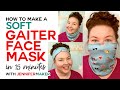 Gaiter Face Mask - Soft and Stretchy - Easy 15-Minute Pattern