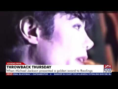Throwback Thursday: When Michael Jackson presented a golden sword to Rawlings.