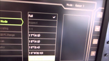 BenQ XL2730Z (ZOWIE XL2730) Menu System (OSD)