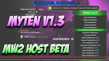 MW2 | TU9 | Myten Host Menu | Exclusive VIP Access (Multiplayer)