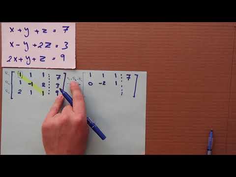 فيديو: كيفية حل مصفوفة جاوس