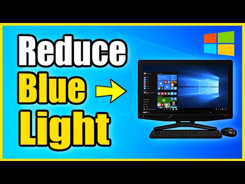 How to Reduce BLUE LIGHT on Any Monitor Using Windows 10 (Easy Method!)