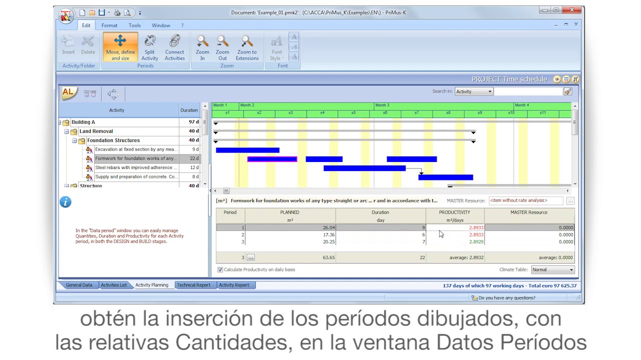 Tutorial de PriMus KRONO - Dibujar Período - ACCA software - YouTube
